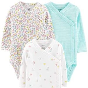 Carter's Flowers & Unicorn Kimono Onesies 12M